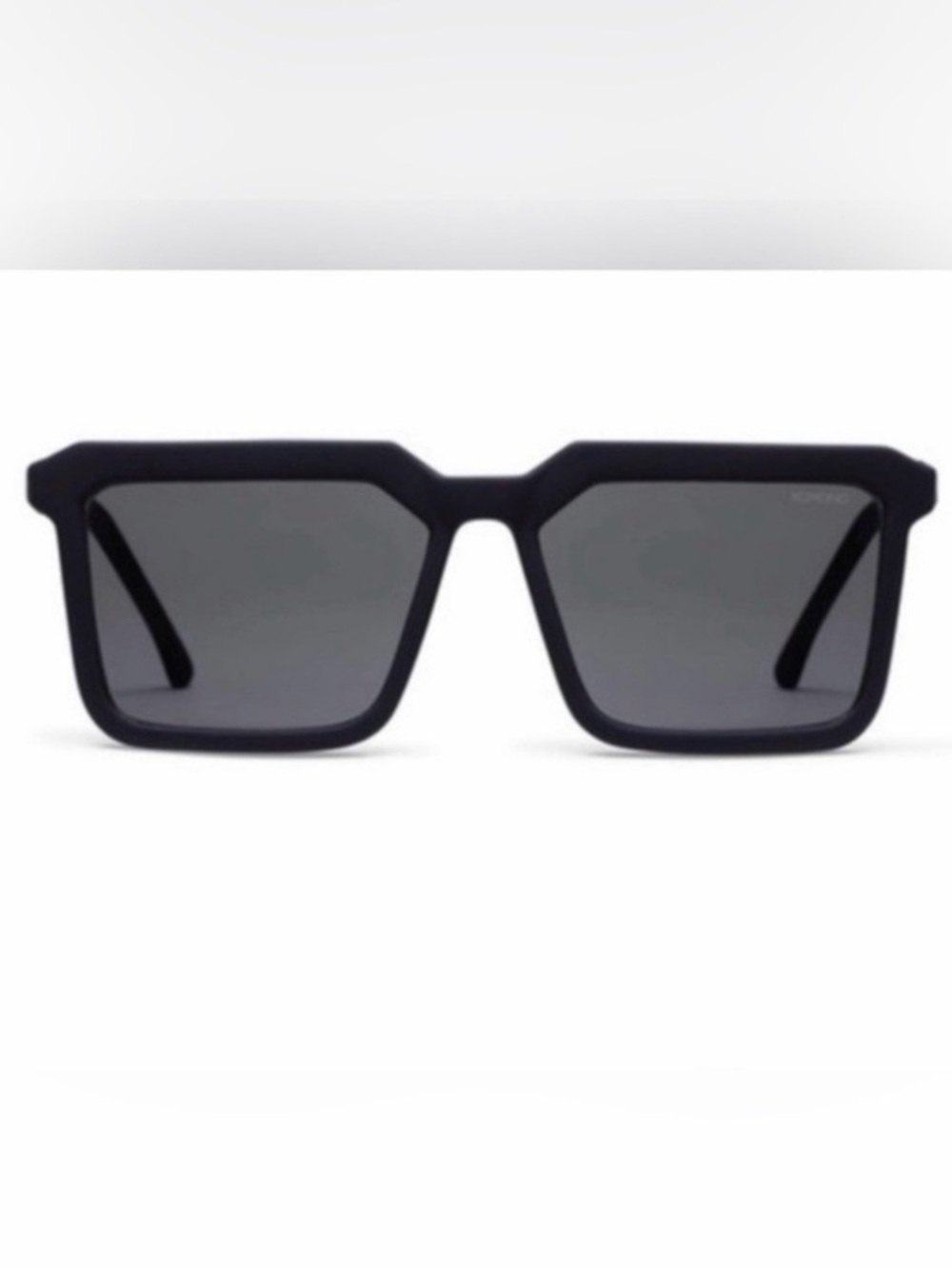 KOMONO Benicio CZ Black Rubber Sunglasses NEW